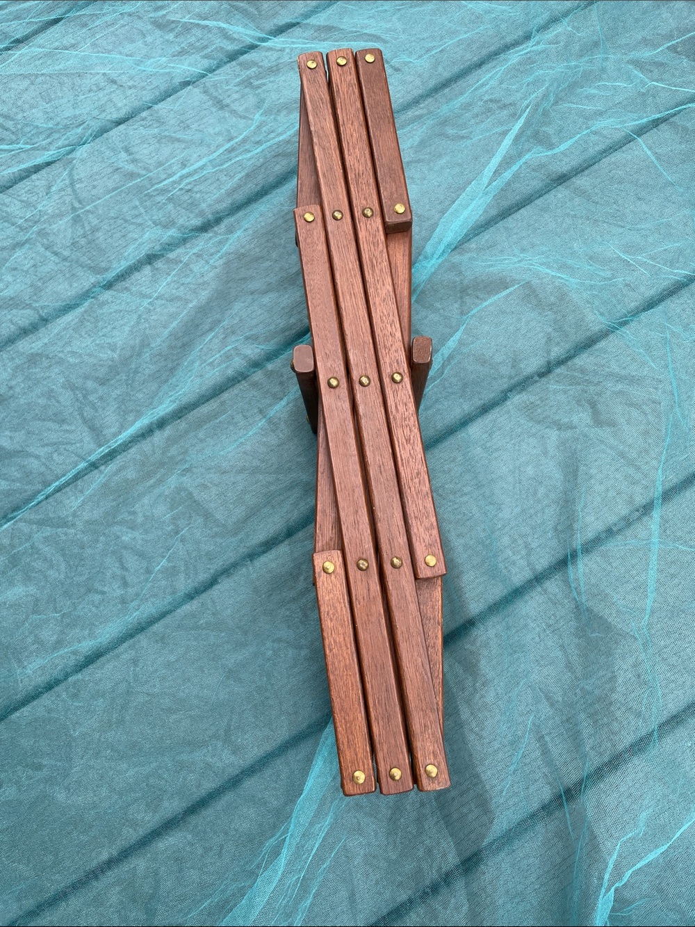❤️Vintage SOLID WOOD Lattice WINE RACK STORAGE - Picture 5 of 6